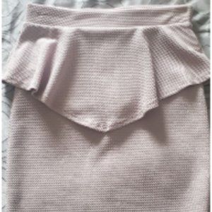 Blush Pencil Skirt